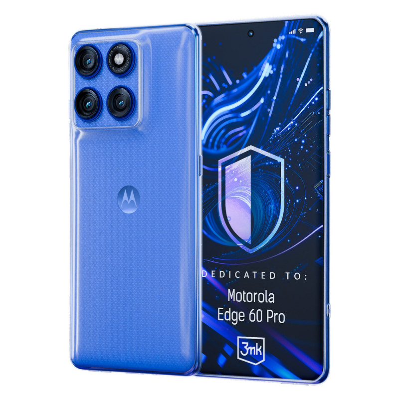 3MK Clear Case voor Motorola Edge 60 Pro, transparant