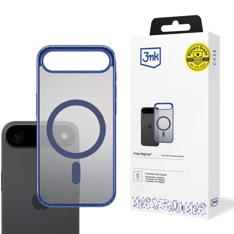 3MK Frosty MagCase Apple iPhone Air-hoesje, blauw
