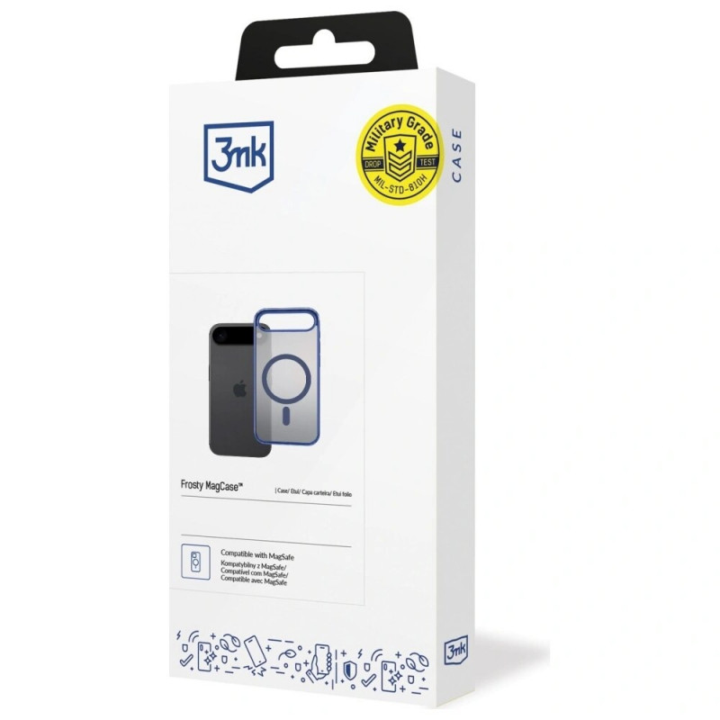3MK Frosty MagCase Apple iPhone Air-hoesje, blauw