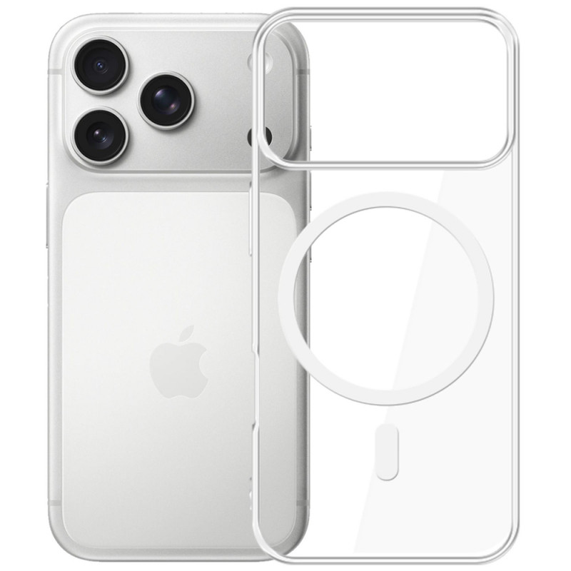 3MK Clear MagCase hoesje voor Apple iPhone 17 Pro, transparant