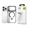 3MK Satin Armor MagCase hoesje voor Apple iPhone 17 Pro, transparant zwart