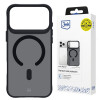 3MK Smoke MagCase hoesje voor Apple iPhone 17 Pro Max, zwart semi-transparant