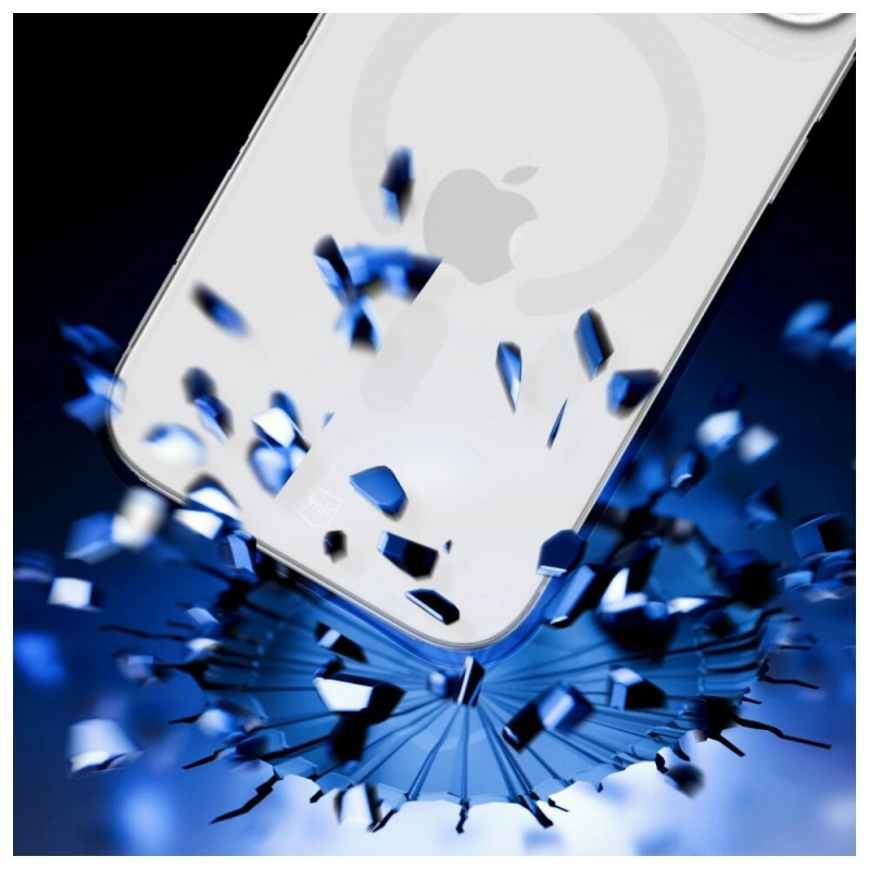 3MK Smoke MagCase hoesje voor Apple iPhone 17 Pro Max, zwart semi-transparant