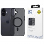 3MK Smoke Matt MagCase hoesje voor Apple iPhone 17, zwart