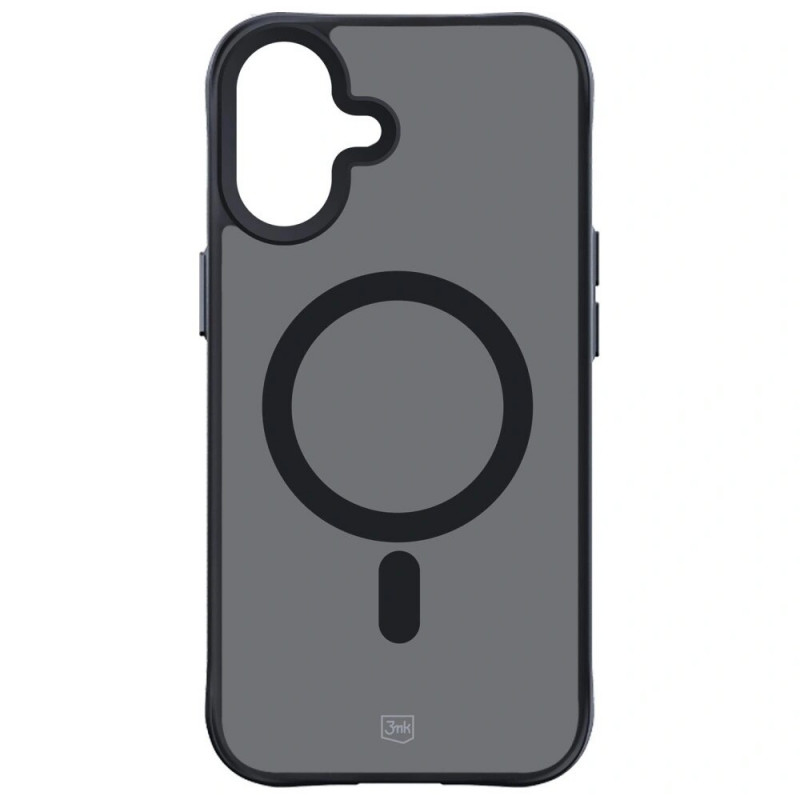 3MK Smoke Matt MagCase hoesje voor Apple iPhone 17, zwart
