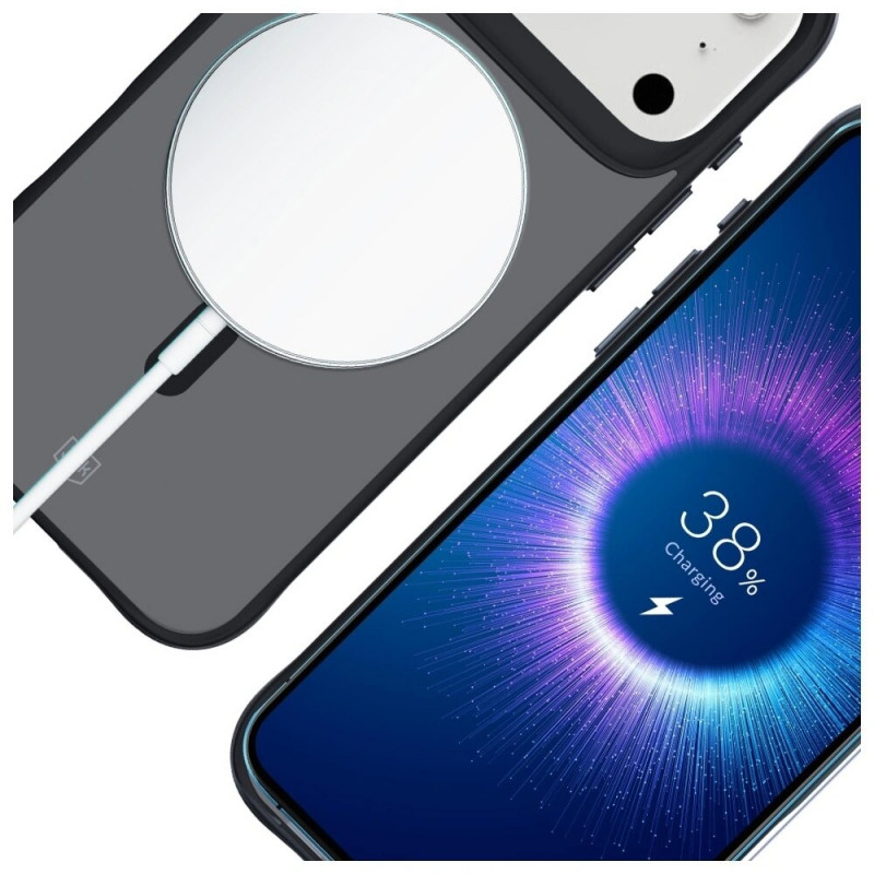 3MK Smoke Matt MagCase hoesje voor Apple iPhone 17 Pro, zwart