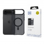 3MK Smoke Matt MagCase hoesje voor Apple iPhone Air, zwart