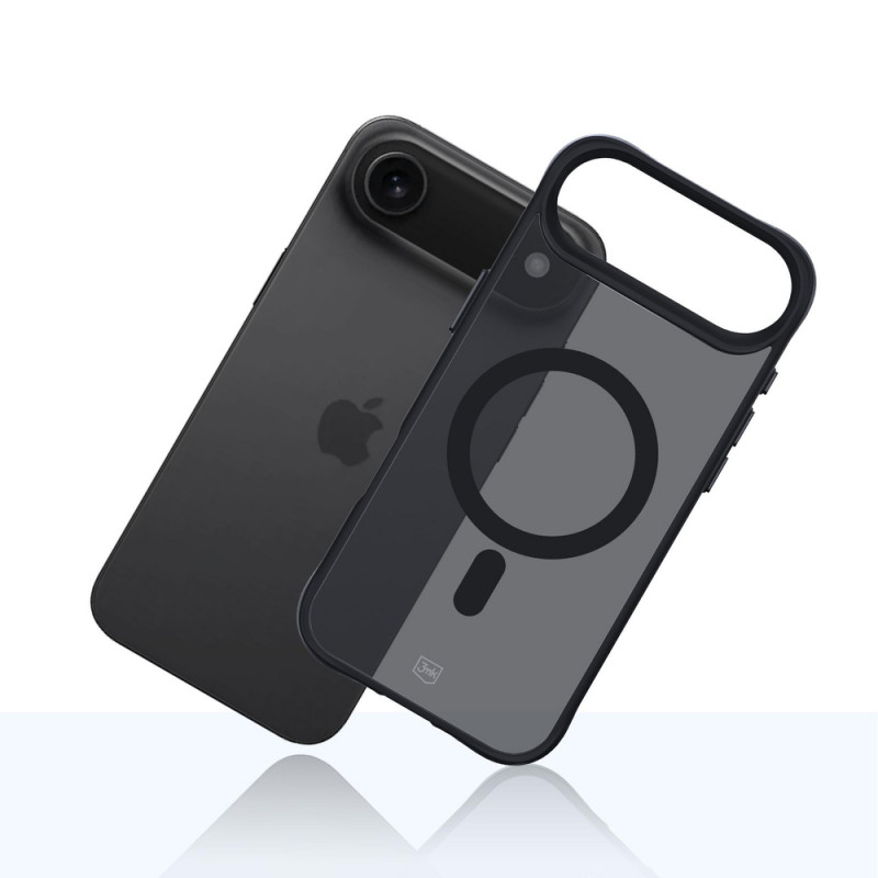 3MK Smoke Matt MagCase hoesje voor Apple iPhone Air, zwart