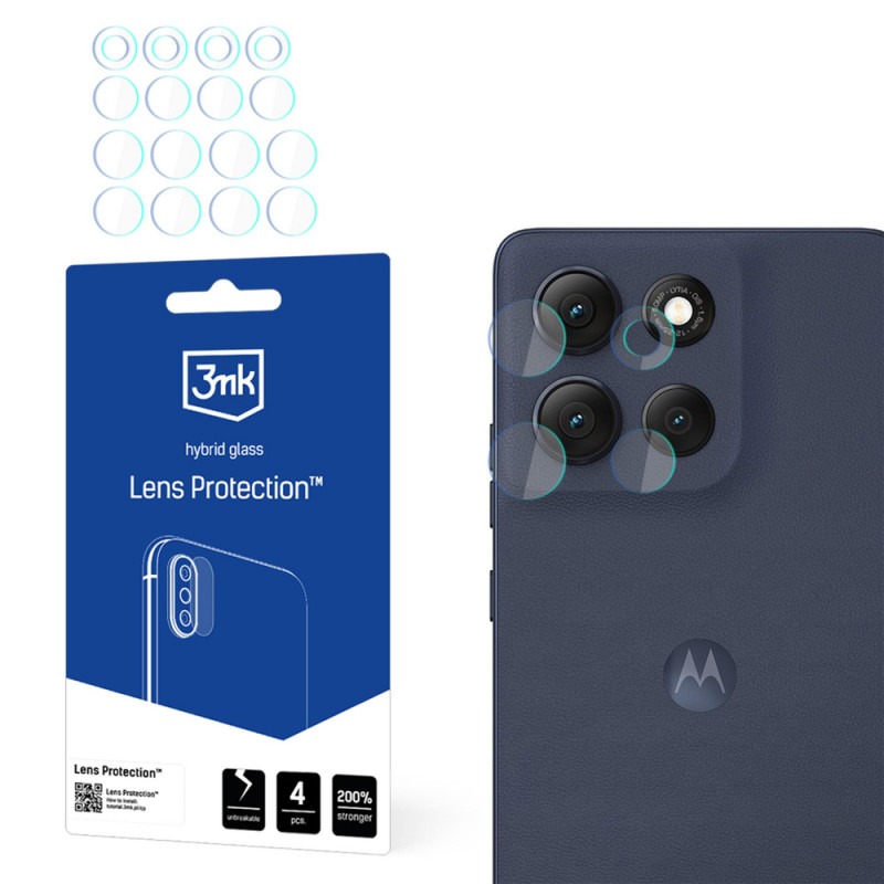 3MK Lens Protection Motorola Moto G86 / G86 Power cameralensbeschermer (4 stuks)