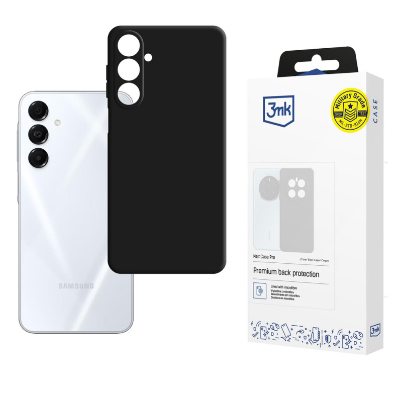 3MK Matt Case Pro Samsung Galaxy A17 5G, zwart