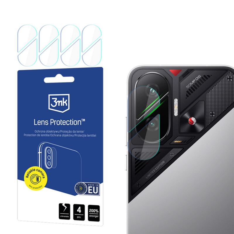 3MK Lens Protection cameralensbeschermer voor Xiaomi Poco F7 (4 stuks)