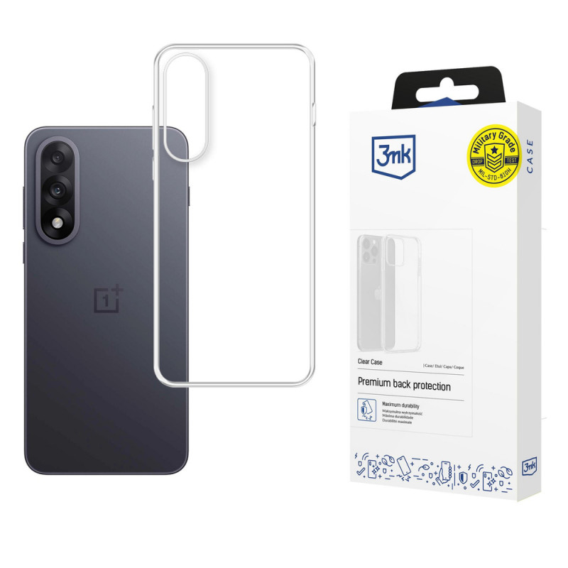 3MK Clear Case voor OnePlus Nord 5, transparant