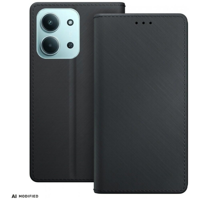 3MK Wallet Case voor Redmi 15C 4G / 5G (171 mm) / Poco C85 4G, zwart