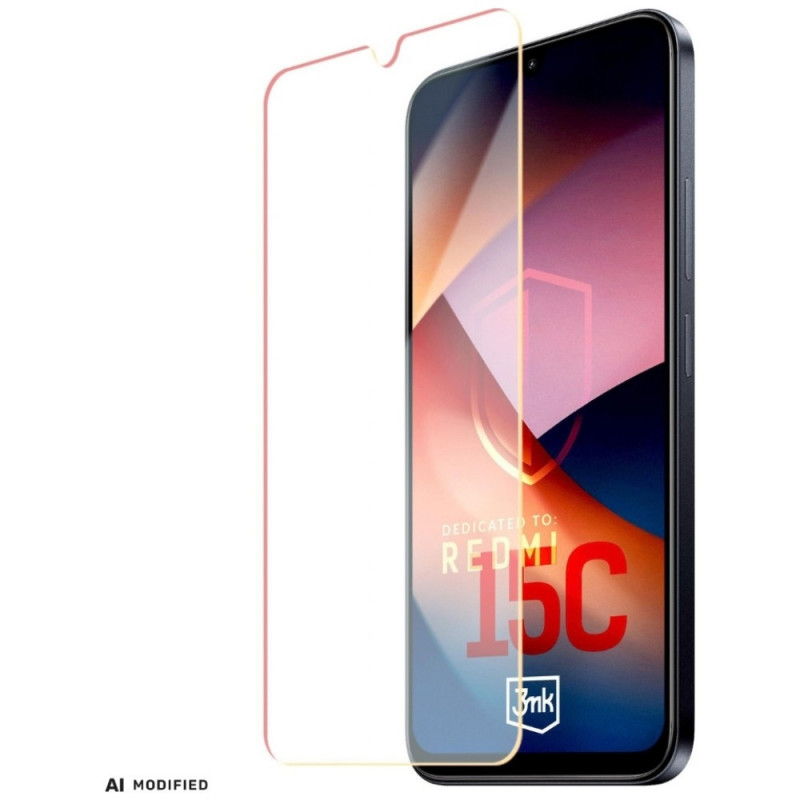 3MK HardGlass gehard glas voor Redmi 15C 4G / 5G (171 mm) / Poco C85 4G
