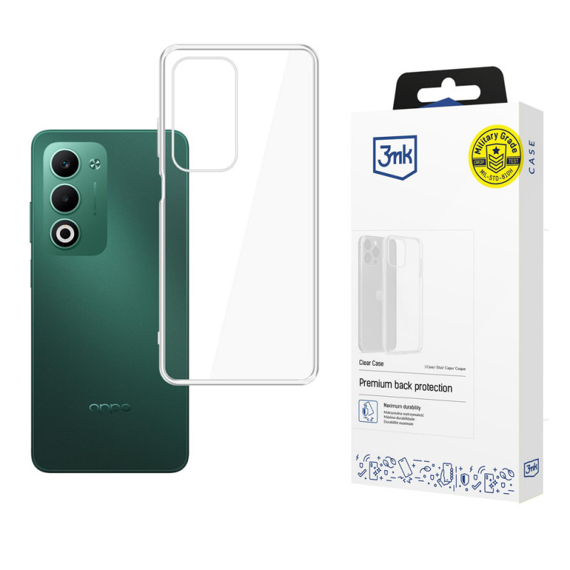 3MK Clear Case voor Oppo A5 5G / A5 4G / A5M, transparant