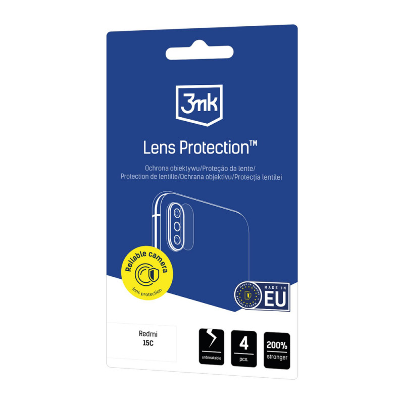 3MK Lens Protection cameralensbeschermer voor Xiaomi Redmi 15C 4G