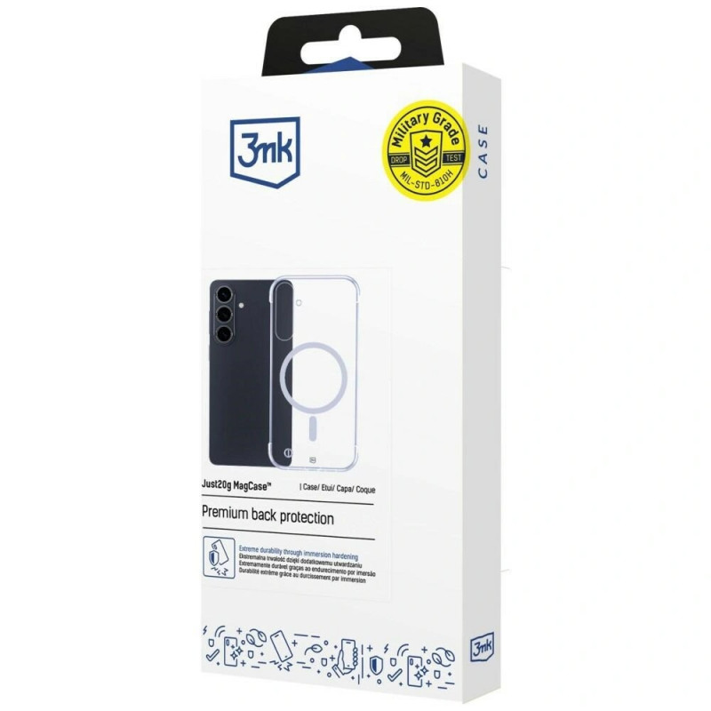 3mk Just20g MagCase Samsung Galaxy S26 beschermhoes, transparant
