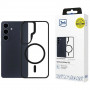 3mk Satin Armor MagCase Samsung Galaxy S26 beschermhoes, transparant zwart