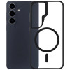 3mk Satin Armor MagCase Samsung Galaxy S26 beschermhoes, transparant zwart