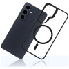 3mk Satin Armor MagCase Samsung Galaxy S26 beschermhoes, transparant zwart