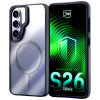 3mk Satin Armor MagCase Samsung Galaxy S26 beschermhoes, transparant zwart
