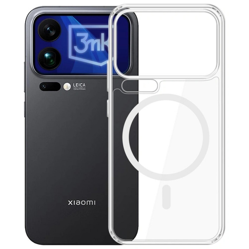 3MK Armor MagCase Xiaomi 17 Pro smartphonehoesje, transparant