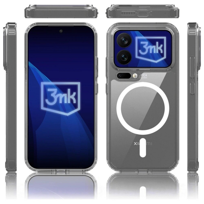 3MK Armor MagCase Xiaomi 17 Pro smartphonehoesje, transparant