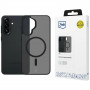 3MK Smoke MagCase Samsung Galaxy A37 smartphonehoesje, rookzwart