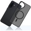 3MK Smoke MagCase Samsung Galaxy A37 smartphonehoesje, rookzwart