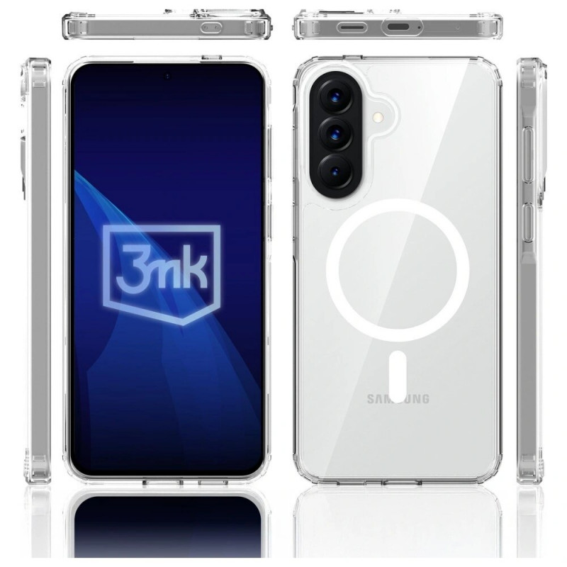 3MK Armor MagCase Samsung Galaxy A57 smartphonehoesje, transparant