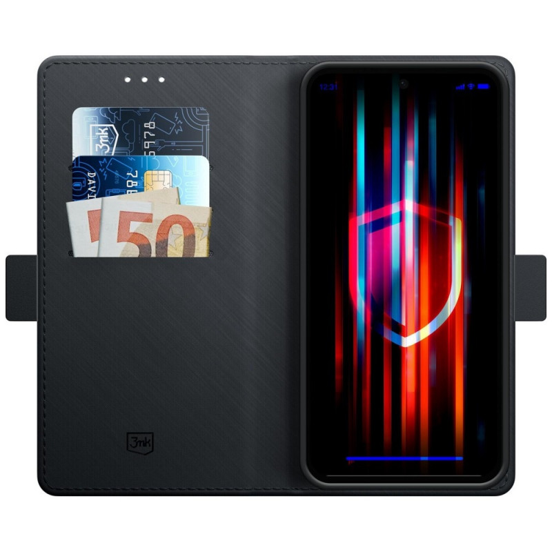 3MK Wallet Case Samsung Galaxy A27 5G smartphonehoesje, zwart