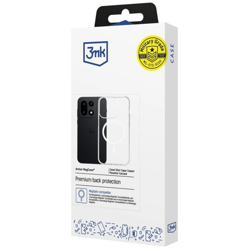 3MK Armor MagCase voor OnePlus 15 5G, transparant
