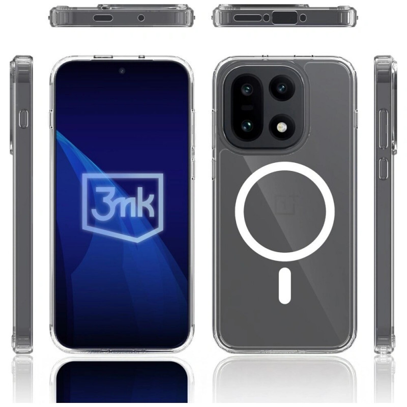 3MK Armor MagCase voor OnePlus 15 5G, transparant