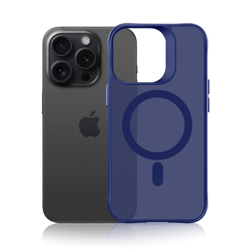 3MK Smoke MagCase voor Apple iPhone 16 Pro Max, blauw