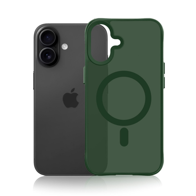 3MK Smoke MagCase voor Apple iPhone 16 Pro, groen
