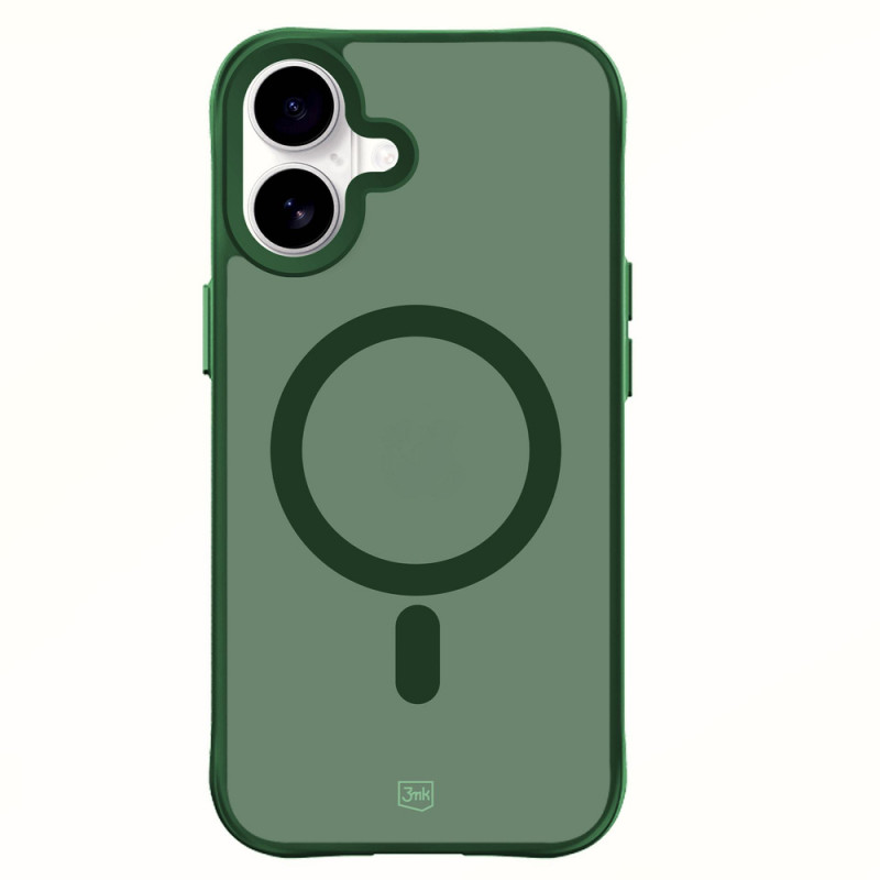 3MK Smoke MagCase voor Apple iPhone 16, groen
