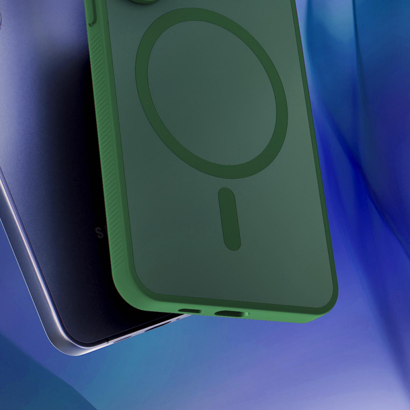 3MK Smoke MagCase voor Apple iPhone 16, groen