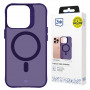 3MK Smoke MagCase voor Apple iPhone 16 Pro Max, paars