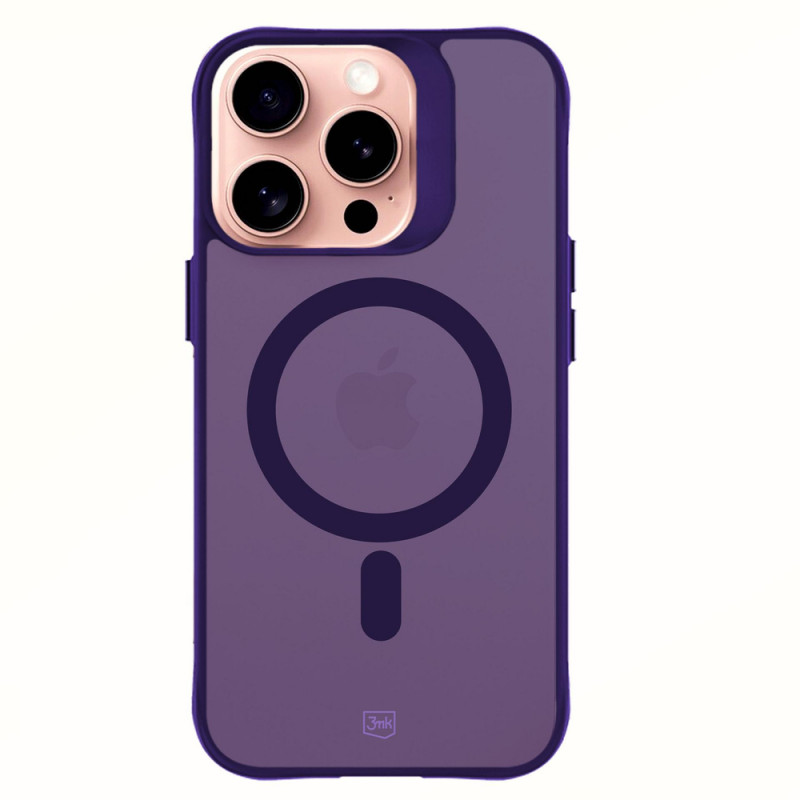 3MK Smoke MagCase voor Apple iPhone 16 Pro Max, paars