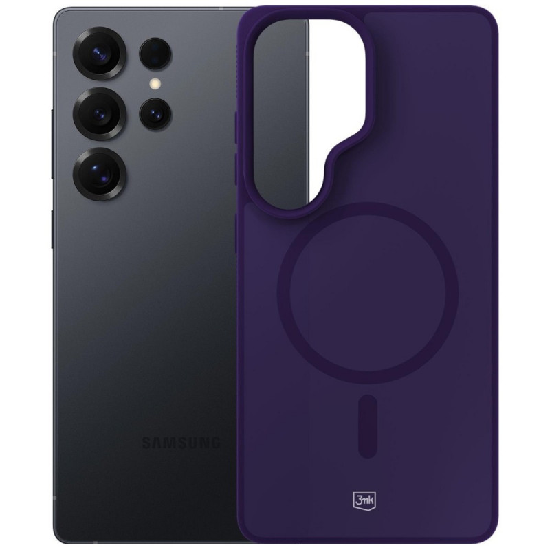 3MK Smoke MagCase voor Samsung Galaxy S25 Ultra, paars