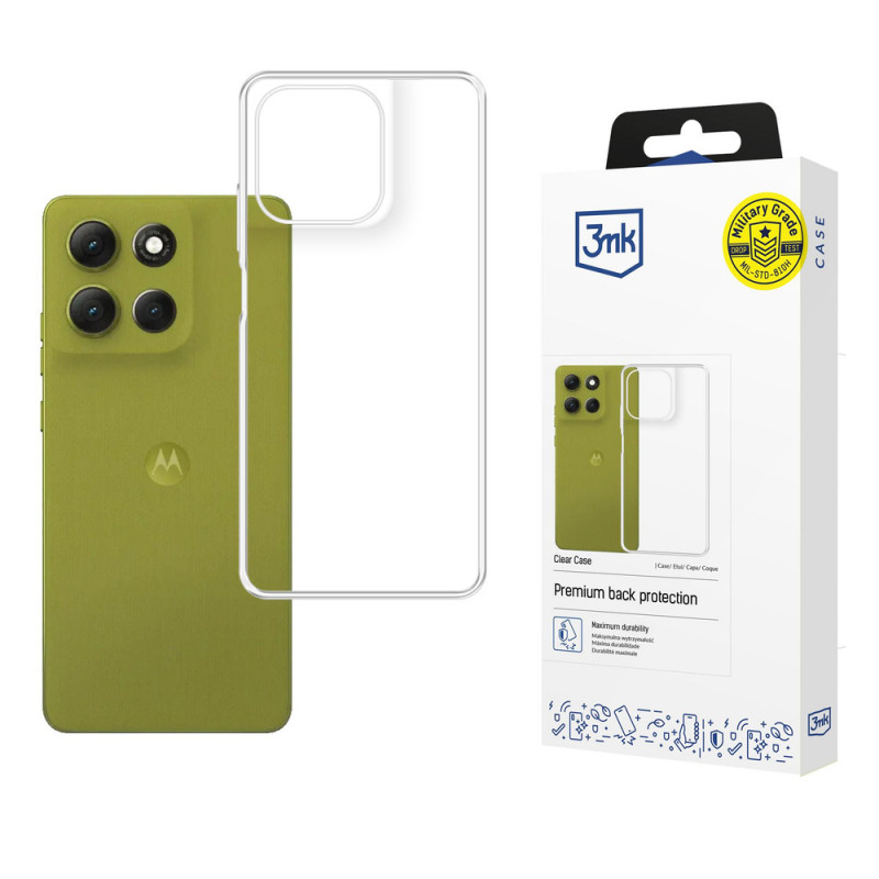 3MK Clear Case voor Motorola Moto G86 / G86 Power, transparant