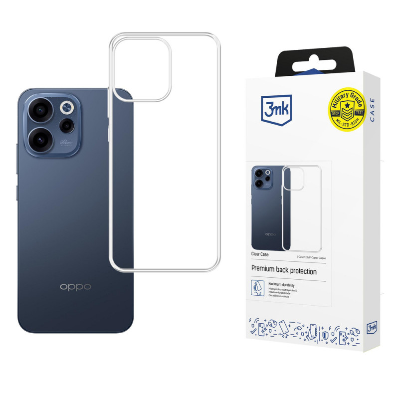 3MK Clear Case voor Oppo Reno 15 F 5G / Reno 15 FS 5G (CPH2801), transparant