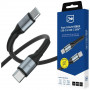 3MK Hyper Cable N-SERIES USB-C naar USB-C kabel, 3 m, 100 W, zwart