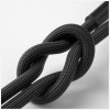 3MK Hyper Cable N-SERIES USB-C naar USB-C kabel met 180° draaibare connector, 1 m, 100 W, zwart