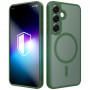3MK Misty MagCase magnetische hoes voor Samsung Galaxy S25, groen