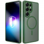 3MK Misty MagCase magnetische hoes voor Samsung Galaxy S25 Ultra, groen