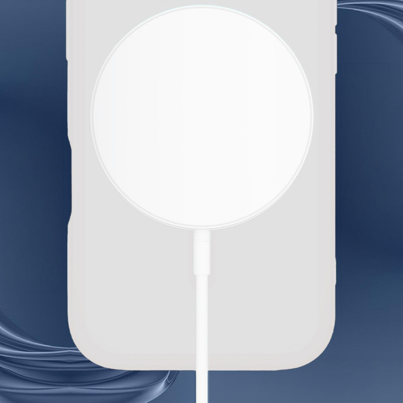 3MK Misty MagCase Apple iPhone 16 Pro smartphonehoesje, MagSafe-compatibel, wit