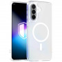 3MK Misty MagCase Samsung Galaxy A37 smartphonehoesje, MagSafe-compatibel, wit
