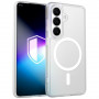 3MK Misty MagCase smartphonehoesje voor Samsung Galaxy S26+, MagSafe-compatibel, wit