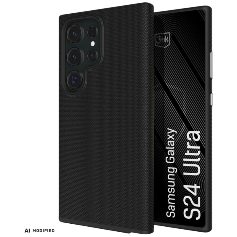 3MK Fortis MagCase Samsung Galaxy S24 Ultra hoesje, zwart
